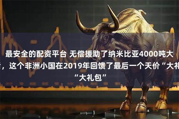 最安全的配资平台 无偿援助了纳米比亚4000吨大米后，这个非洲小国在2019年回馈了最后一个天价“大礼包”